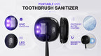 iHave F12: Portable UVC Toothbrush Sanitizer, Magnetic Mount