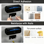 Smart Wall-Mounted Toothbrush Sanitizer Automatic Fan Drying UV Anion Disinfection 99.99% Sterilization Rate USB Type-C Charging