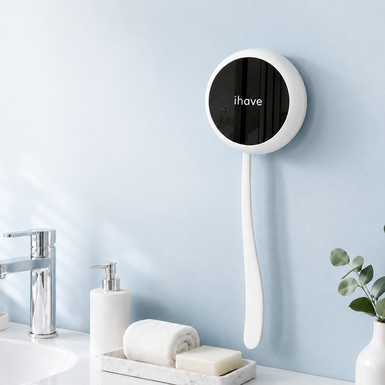 Portable Magnetic Wall Mount Toothbrush Sterilizer Sanitizer Box Device Auto-Cycle UV Disinfection 99.99% Sterilization Rate Travel Bathroom Use