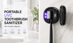 iHave F12: Portable UVC Toothbrush Sanitizer, Magnetic Mount