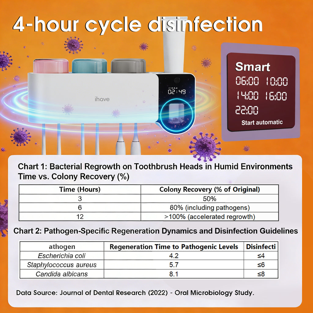 Wall Mounted UV Toothbrush Holder Set Bathroom Organizer UV Sanitizing Toothbrush Holder Intelligent Infrared Sensor Toothbrush Sterilizers