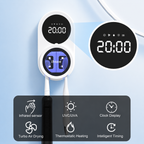 iHave UV Toothbrush Sanitizer Holder 2 Slots Wall Mounted Wave Sensor Auto