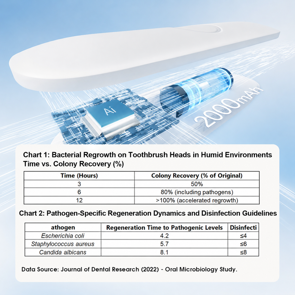 Electric Smart Sanitizing Toothbrush Case – Travel-Ready, 99.99% Sterilization -USB Type-C Charging
