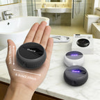 Portable Magnetic Wall Mount Toothbrush Sterilizer Sanitizer Box Device Auto-Cycle UV Disinfection 99.99% Sterilization Rate Travel Bathroom Use