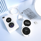iHave UV Toothbrush Sanitizer Holder 2 Slots Wall Mounted Wave Sensor Auto