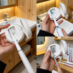 Portable Magnetic Wall Mount Toothbrush Sterilizer Sanitizer Box Device Auto-Cycle UV Disinfection 99.99% Sterilization Rate Travel Bathroom Use