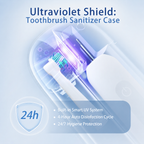 iHave Toothbrush Sanitizer Portable Travel Case for Electric Toothbrushes