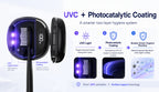 iHave F12: Portable UVC Toothbrush Sanitizer, Magnetic Mount
