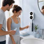 iHave UV Toothbrush Sanitizer Holder 2 Slots Wall Mounted Wave Sensor Auto