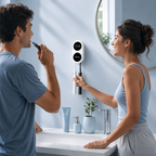 iHave UV Toothbrush Sanitizer Holder 2 Slots Wall Mounted Wave Sensor Auto