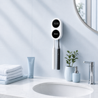 iHave UV Toothbrush Sanitizer Holder 2 Slots Wall Mounted Wave Sensor Auto