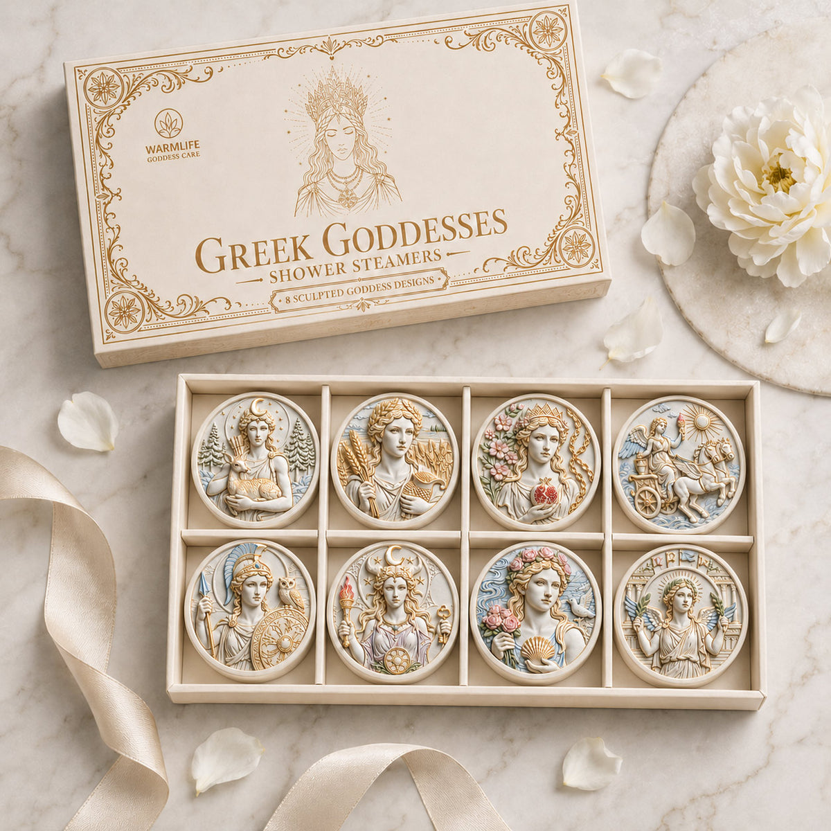 Greek Goddess Shower Steamers / 8 Pack / Gift Set