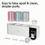 Wall Mounted UV Toothbrush Holder Set Bathroom Organizer UV Sanitizing Toothbrush Holder Intelligent Infrared Sensor Toothbrush Sterilizers
