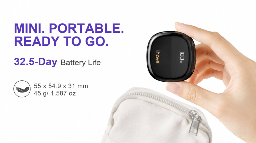 iHave F12: Portable UVC Toothbrush Sanitizer, Magnetic Mount