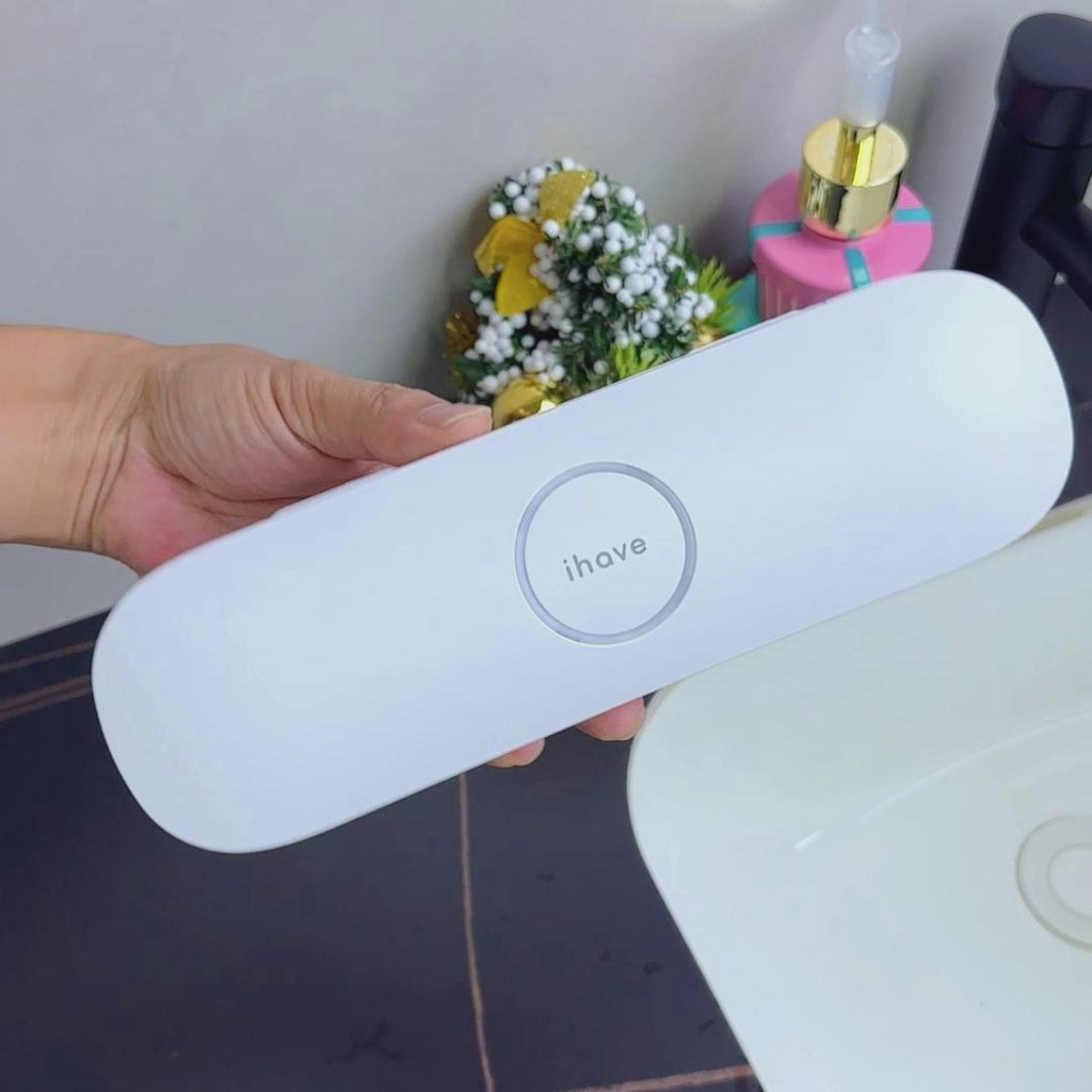 Electric Smart Sanitizing Toothbrush Case Travel Box 99.99% Sterilization Rate USB Type-C Charging UVC Toothbrush Holder